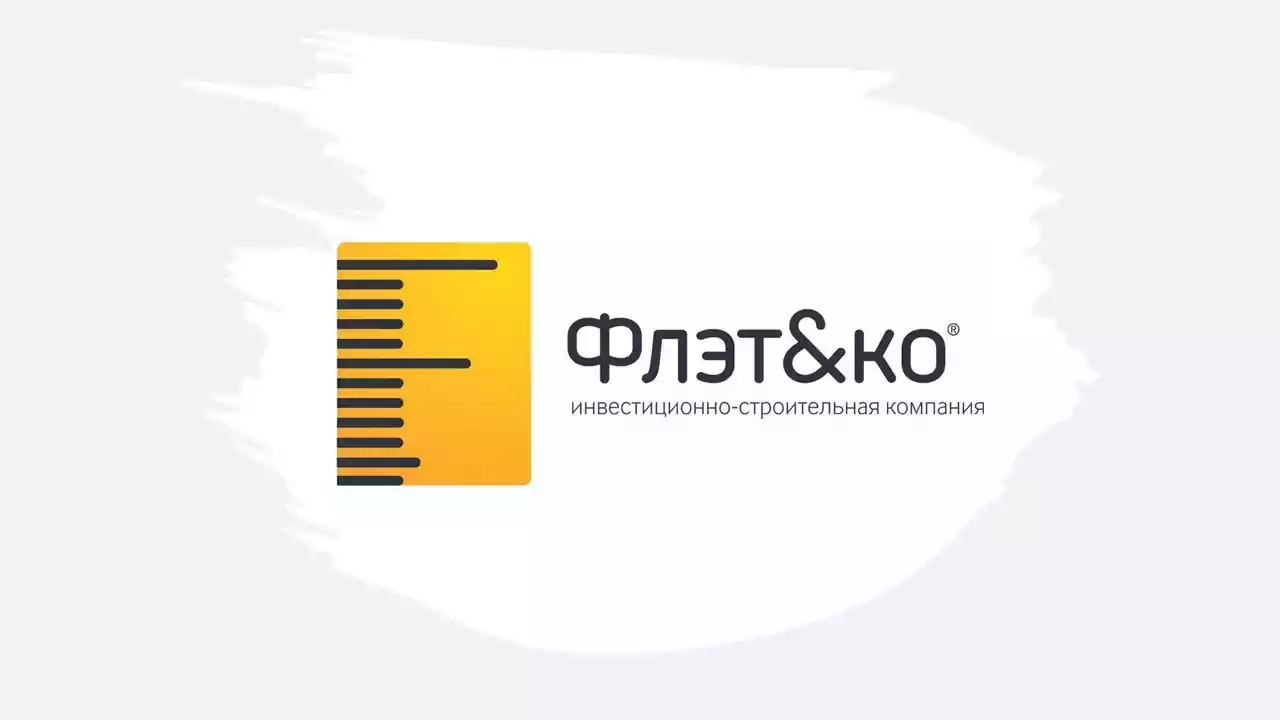 Логотип застройщика Флэт и Ко