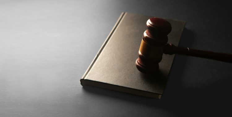 Судейский молоток на книге — банкротство застройщика и включение в реестр кредиторов