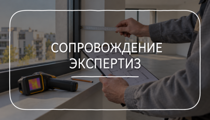 Обследование оконного узла с измерениями и планом квартиры